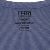 8287 ロゴヴィンテージスリーブレスTシャツ (ダスティブルー)