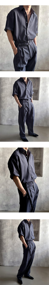 [SET UP가능] Minimal belt slacks(3color)