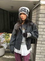 レネアンゴラニットベスト (3color)