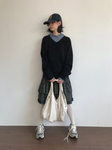 PREP Vネックニット（8color)