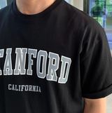  Urban Stanford Lettering Over Short Sleeve