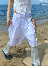 VEIL WRAP SKIRT