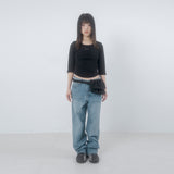 3/4 Petaline Tee 001