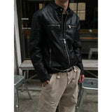 [PROMOTION] Vegan leather shoulder patch jacket