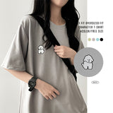 Shange embroidered short-sleeved T-shirt