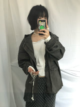 フェミニンフラットネックロングTシャツ