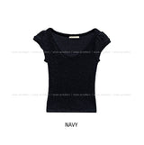 Poco Terry Layered Puff Short Sleeve