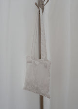 フラワーリボンショルダーバッグ_White