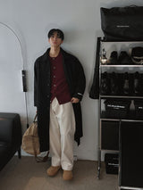 ASCLO ピュアメリノウールラウンドカーディガン (9color)