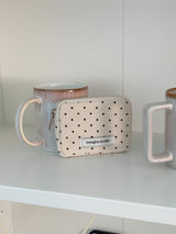 Dot card wallet - BEIGE