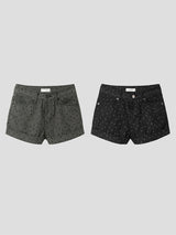 NONFADE DOT DENIM SHORTS (2C)