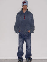 TIE SPRAYED HOODIE