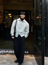 INF High-neck cardigan