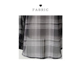 Loose fit see-through check shirt male (2 colors)
