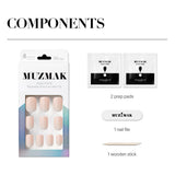 MUZMAK Reusable Nail Tip Toe Shoes(Regular Square)