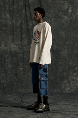 Graffitionmind ファイブカインドピグメント長袖Tシャツ