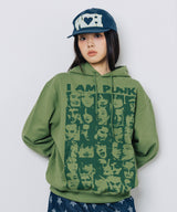 I Am Punk Hoodie - Green   