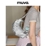 muva.スモール ホーンシェイプ レザー 2WAYバッグ