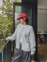 プラハウールヘアーカーディガン