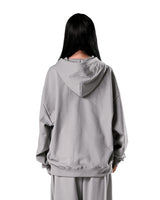 NO STRESS HOTFIX SET HOOD ZIP-UP ASH GRAY