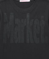 クラックマーケットロゴTシャツ Charcoal