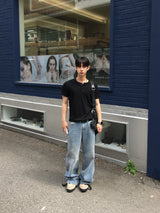ノエアミュージックヘンリーネックショートスリーブTシャツ3C