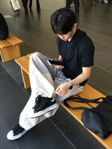 ミエルリネンカットアウトワイドパンツ 4C