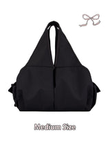 [Medium/Nylon]ボウショルダーバッグ (Black)