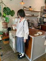 リュウジニストライプロングスカート