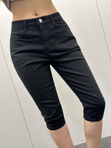 Shy Black Capri Jeans