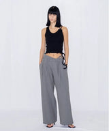 STRING WIDE TROUSERS