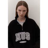 Huke x Nus. ハーフジップアップ（GREY）