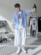 SIO two tuck bermuda sweat pants
