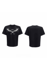 スタッドシッスルエンブロイダリーTシャツ