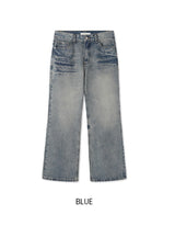 Cardis Laser Flare Denim Pants