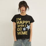 アイアムハッピーハーフスリーブTシャツ