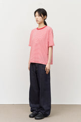 Blade Stitch Wide Denim