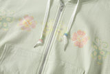 [ olohoyo X minjiena ] Butterfly hoodie vintage mint