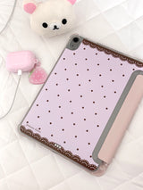 strawberry chocolate iPad case (for tablets 11” and under)