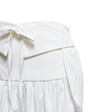 (2color) Flap Shirt Collar Flare Skirt