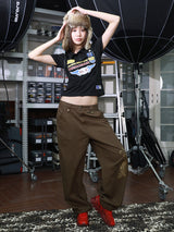 レーシングピケポロシャツ (BLACK)
