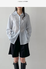 Actor Linen Two-Way Loose Fit Shirt