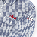 REGION MOTORS CLUB FLANNEL WAPPEN SHIRTS JACKET (NAVY)