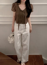 Darunel Cotton Hidden Banding Wide Pants (3color/ 2type)