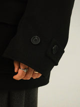 GU Wool Short Mac Coat