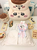 ライトイエロー ラッキー ケース ＆ パンダ グリップトック セット