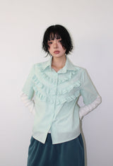 FRILL LAYERED SHIRT