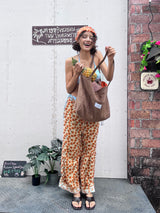 UnsocialNight Broken Flower Yamamoto Casual Trousers