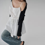 [Arenty] Lace String Bustier Mini Dress - 2 colors