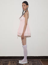 rirri SS New Arrival: 100% Cotton Jacquard Princess-Line Dress & Elastic-Waist Bloomer Shorts Set